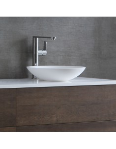 Bordmonteret rund håndvask...