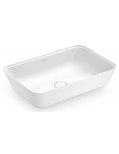 Bordmonteret oval håndvask...