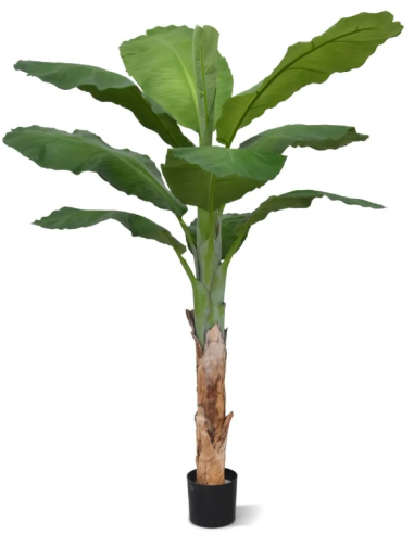 Stor kunstig bananpalme H170 cm