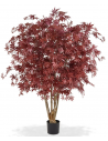 Stort kunstigt ahorntræ H160 cm - Rød