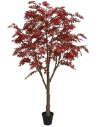Stort kunstigt træ H280 cm - Rød