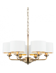 Highclere Lysekrone i metal...