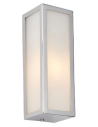 Newham Badeværelslampe i metal og glas H21,5 cm 1 x G9 - Krom/Frostet