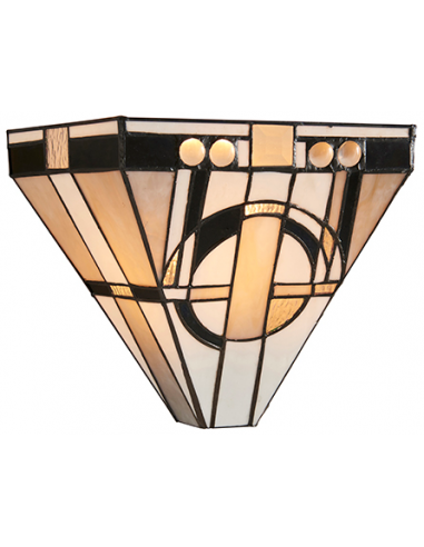 Tiffany Metropolitan Væglampe i stål...