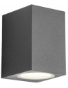 BRIO Væglampe i aluminium og glas H10,1 cm 1 x 6W COB LED - Mat mørkegrå