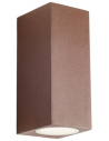 BRIO Up-Down Væglampe i aluminium og glas H16,2 cm 1 x 10W COB LED - Mat corten