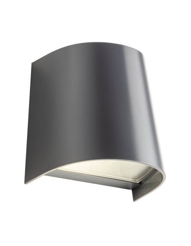 Billede af TRON Væglampe i polycarbonat H11 cm 1 x GU10 - Mørkegrå