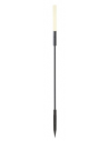 TORCH Bedlampe i aluminium og akryl H58 - 74 cm 1 x 1,5W CREE LED - Mat mørkegrå