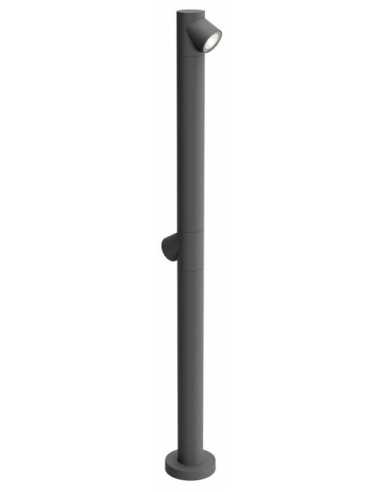 Billede af UBOAT Bedlampe i aluminium og glas H90 cm 2 x 6W COB LED - Mat mørkegrå