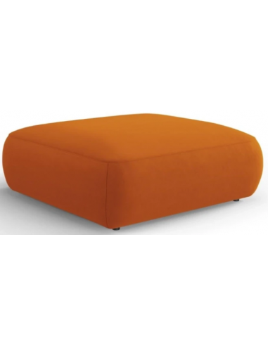 Se Greta puf til sofa i velour B100 x D100 cm - Terracotta hos Lepong.dk