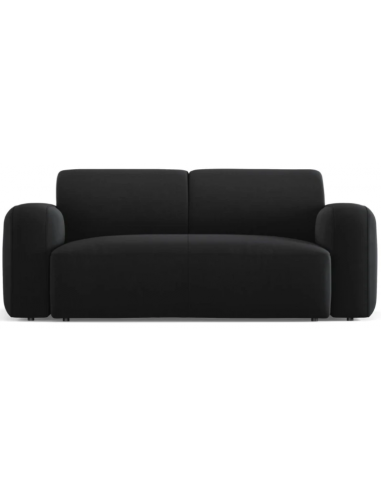 Greta 2-personers sofa i velour B170 x D95 cm – Sort