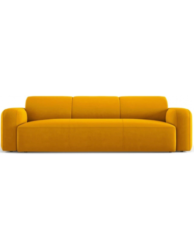 Greta 3-personers sofa i velour B235 x D95 cm – Gul