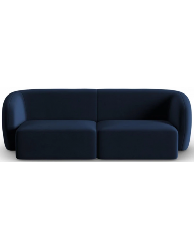 Shane 2-personers sofa i velour B184 x D85 cm – Blå
