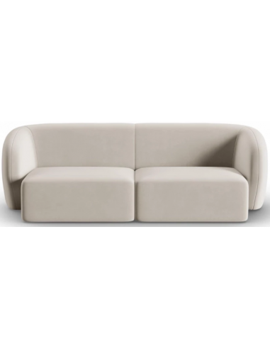 Shane 2-personers sofa i velour B184 x D85 cm – Beige