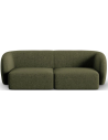 Shane 2-personers sofa i chenille B184 x D85 cm - Grøn