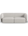 Shane 2-personers sofa i chenille B184 x D85 cm - Sølvgrå