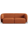 Shane 2-personers sofa i chenille B184 x D85 cm - Terracotta