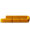 Shane venstrevendt 4-personers sofa i velour B302 x D85 cm - Gul