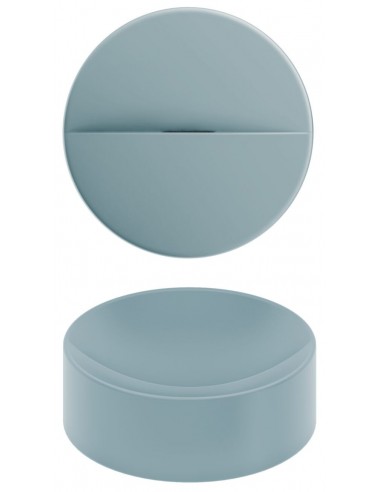Billede af VALE Rund håndvask Ø22 cm Keramik - Mat blå