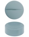 VALE Rund håndvask Ø22 cm Keramik - Mat blå