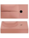 VALE Håndvask 38 x 19 cm Keramik - Mat pink