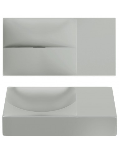 Billede af VALE Håndvask 38 x 19 cm Keramik - Mat grå