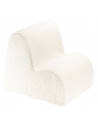 Cloud lænestol til børn i OEKO-TEX teddy polyester - Cremehvid
