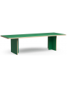 Spisebord i eurolight træ og mdf 280 x 100 cm - Grøn