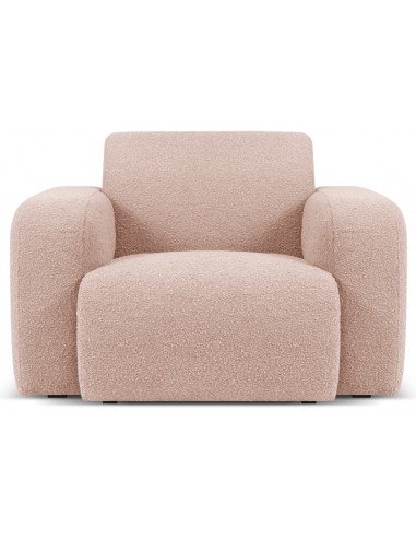 Molino Lænestol i bouclé B105 x D95 cm - Støvet pink