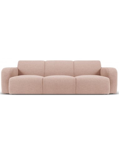 Molino 3-personers sofa i bouclé B235 x D95 cm – Støvet pink