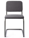 Mullan spisebordsstol i metal og polyester H77 cm - Olivenbrun/Mørkegrå