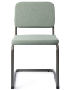 Mullan spisebordsstol i metal og polyester H77 cm - Olivenbrun/Turkis