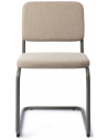 Mullan spisebordsstol i metal og polyester H77 cm - Olivenbrun/Beige