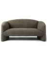 NACHII 2-Personers sofa i plys polyester B174 cm - Mørk mosgrøn