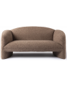 NACHII 2-Personers sofa i plys polyester B174 cm - Brun