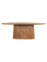 Rustikt spisebord i mangotræ 230 x 110 cm - Rustikt lysebrun