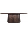 Rustikt spisebord i mangotræ 200 x 110 cm - Rustikt brun