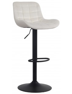 Barstol i metal og velour...