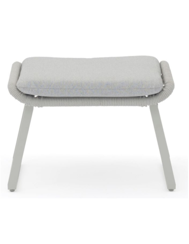 Dream Lounge puf i aluminium og COUTUREtex 59 x 48 cm – Grå