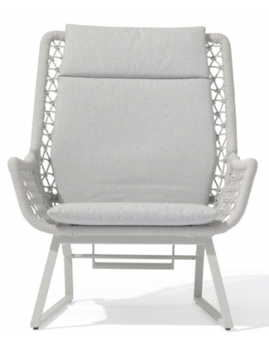 Billede af Dream Lounge havestol i aluminium og COUTUREtex H97 cm - Grå