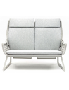 Dream Loungesofa i aluminium og COUTUREtex B141 cm - Grå