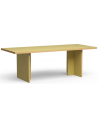Spisebord i eurolight træ og mdf 220 x 90 cm - Oliven
