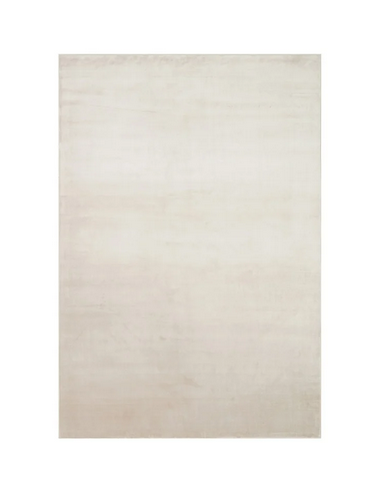 Se Tonga tæppe i viscose & polyester 300 x 200 cm - Gråhvid hos Lepong.dk