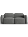 Blair 2-personers sofa i chenille B194 x D87 cm - Mørkegrå melange