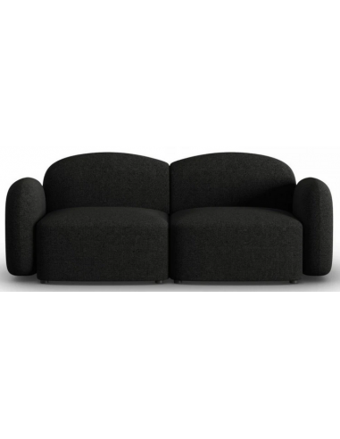 Blair 2-personers sofa i chenille B194 x D87 cm – Sort melange