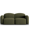 Blair 2-personers sofa i chenille B194 x D87 cm - Grøn melange