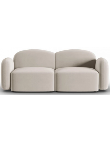 Blair 2-personers sofa i velour B194 x D87 cm – Beige