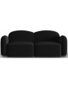 Blair 2-personers sofa i velour B194 x D87 cm - Sort