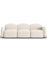 Blair 3-personers sofa i chenille B272 x D87 cm - Lys beige melange