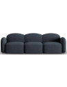 Blair 3-personers sofa i chenille B272 x D87 cm - Blå melange